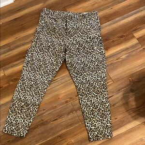 American Eagle Outfitters Leopard Print Jeggings